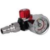 ABWR-3Pc 1/4 Inch Bsp Mini Air Regulator Valve Tool Durable Small Tail Pressure Gauge 48 X 60Mm With Nozzle For Spray Tool