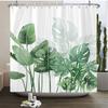 European Flowers, Birds, Plants Bath Curtains Waterproof Shower Curtain 3D Printing Bathroom Decoration With Hook Bath Screen