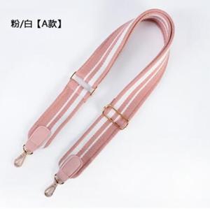 140cm Canvas Striped Bag Straps Crossbody Shoulder Bag Strap Adjustable Replacement Handbag Belts Band Accessories Gold Buckle