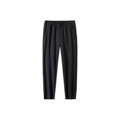 Calças Esportivas Confortáveis Forradas com Lã Masculinas Partes de Baixo Preto Básico 152547303R-3