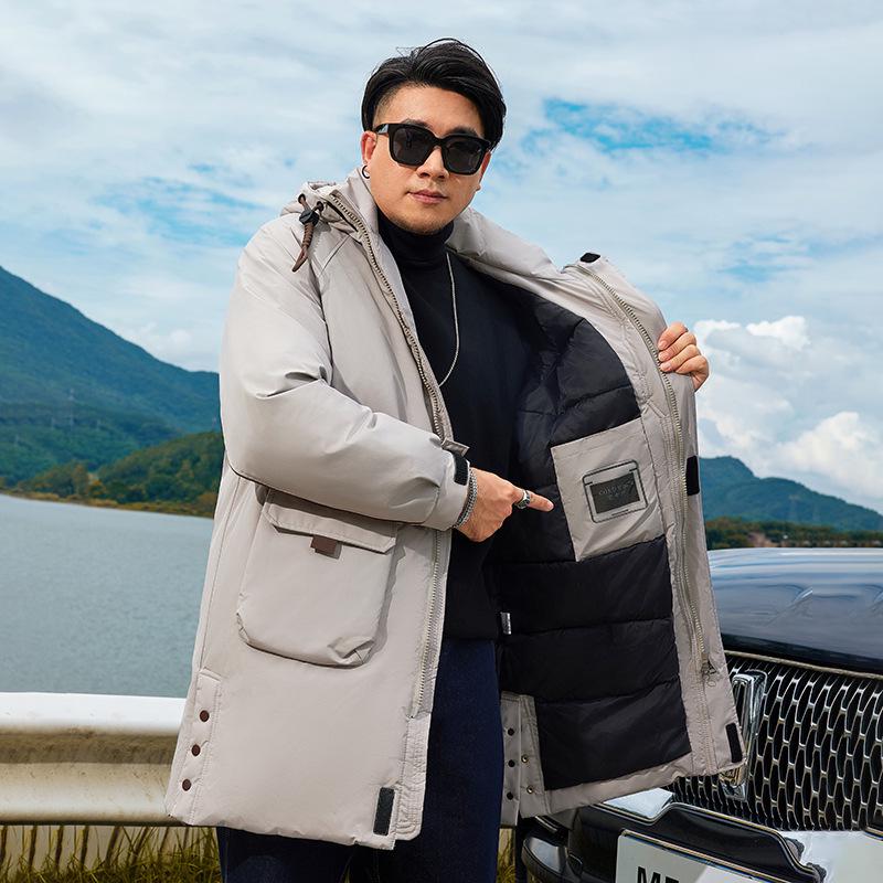 2025 New Plus Size Thick Cotton-Padded Winter Jacket - Loose, Trendy, Large Size Outerwear for Northeastern Winters