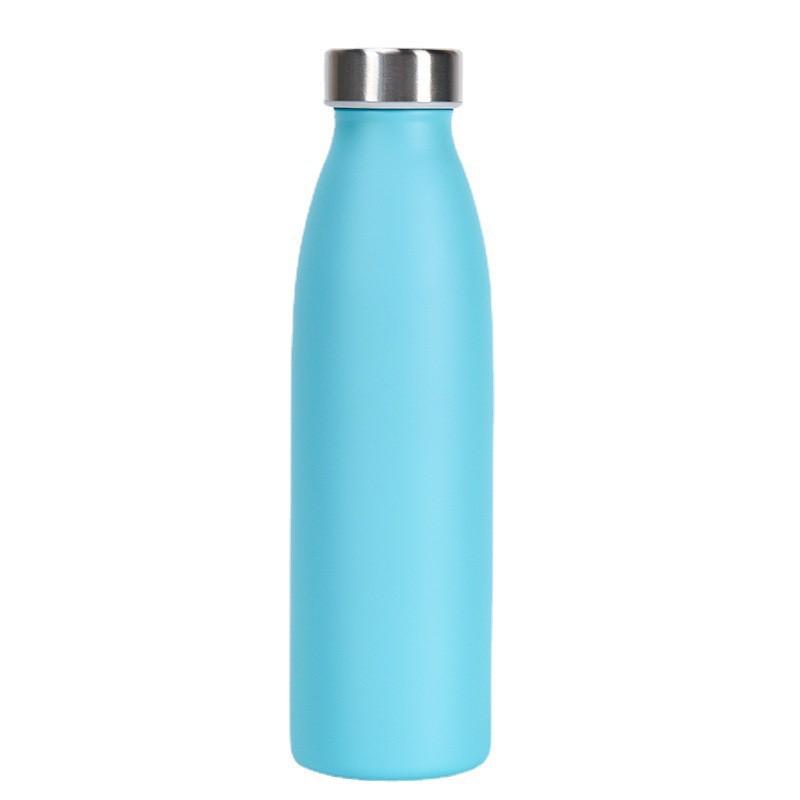 Stainless Steel Vacuum Insulated Travel Mug 500ml 750ml Women Men Outdoor Office Portable Simple Design