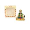Lord Hanuman Ji Sitting Idol Statue | Spiritual Showpiece Figurine Sculpture House Warming Gift, Home Décor, Office, Car Dashboard (Metal)