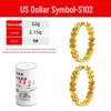 Dollar Sign Ring Plaster Mold for Jewelry Casting and Wealth Attraction