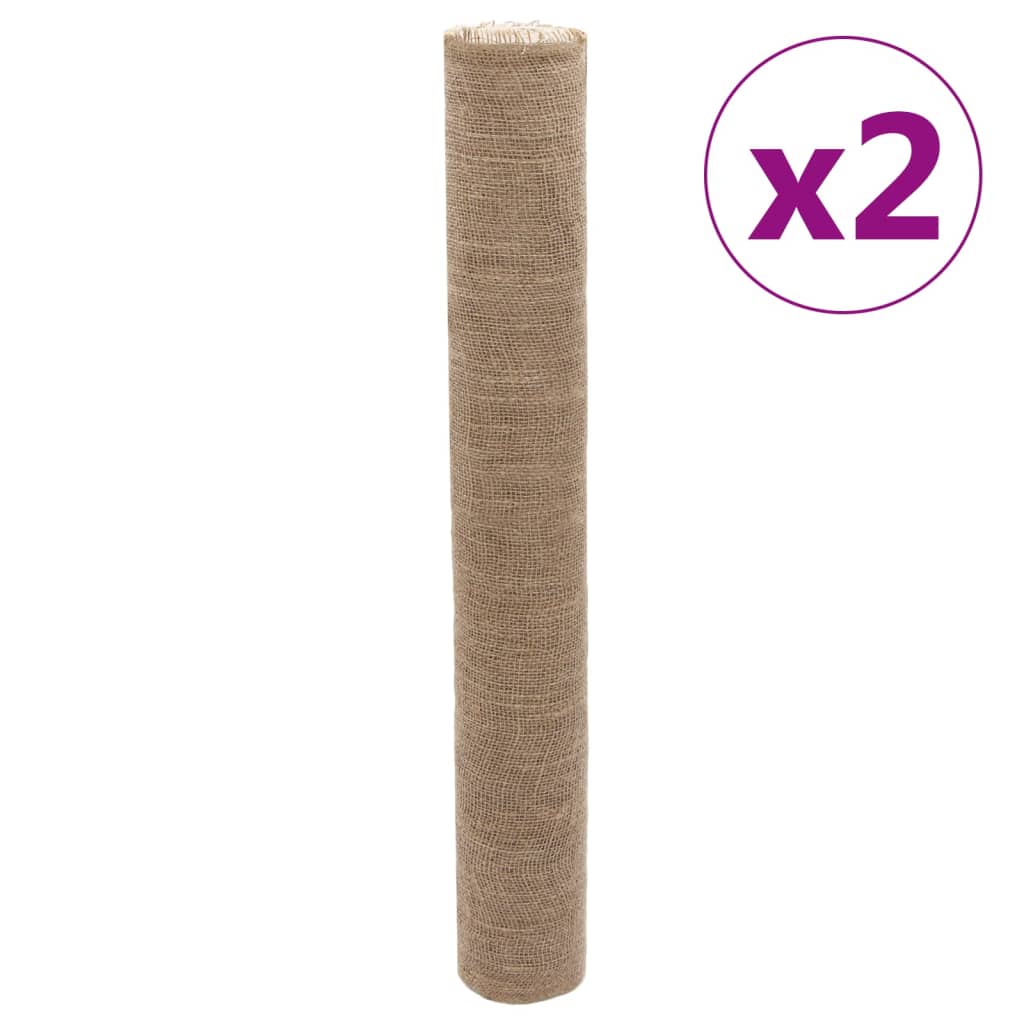 Jute Rolls 2 pcs 1 x 50 m 100percent Jute 200 g m²