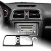 AIRSPEED für Subaru Impreza 2005 2006 2007 Mittel-Lüftungsdüsen-Rahmenabdeckung Kohlefaser Mittelkonsolen-Innenverkleidungszubehör, Schwarz