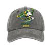Unisex Vintage Washed Baseball Cap Soccer Fan Hat Embroidered Brazil 2026 Logo Adjustable Strap Back Supporter Headwear