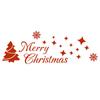 Christmas Stickers Shopping Mall Window Stickers Children's Room Stickers Wall Stickers Set Christmas Decoration\15.7in