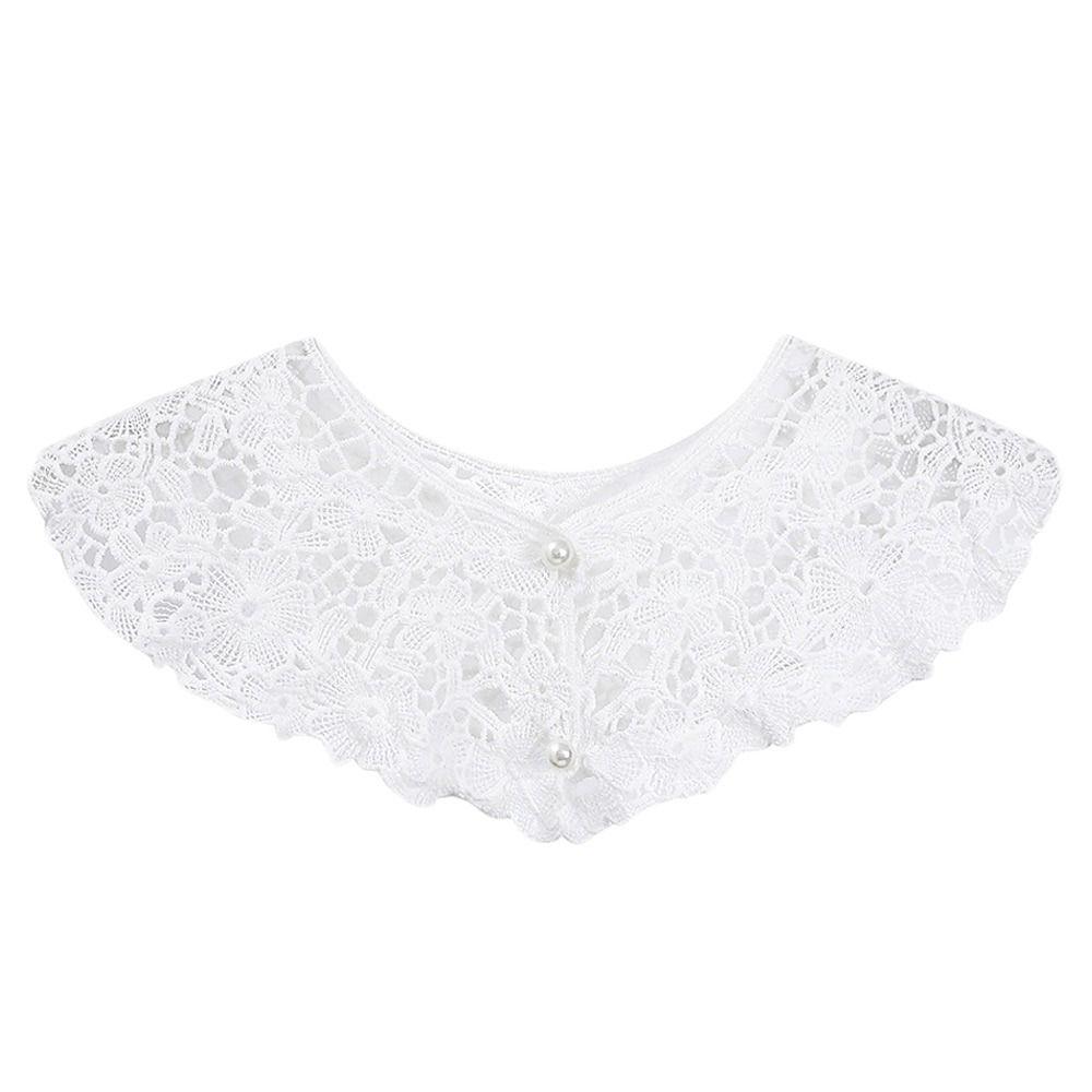 1PC Lapel Fake Collar Vintage Detachable Shirt Collar for Women Blouse Sweater False Collar Lapel Top Neckwear Ties