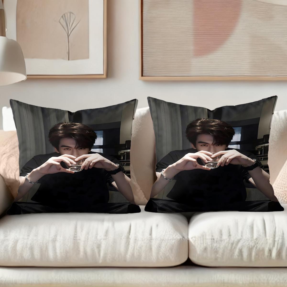 Exquisite Ornaments Unisex Zhang Linghe Modern Print Pillowcase Indoor Outdoor Home Decor Christmas Halloween Easter Birthday Gift