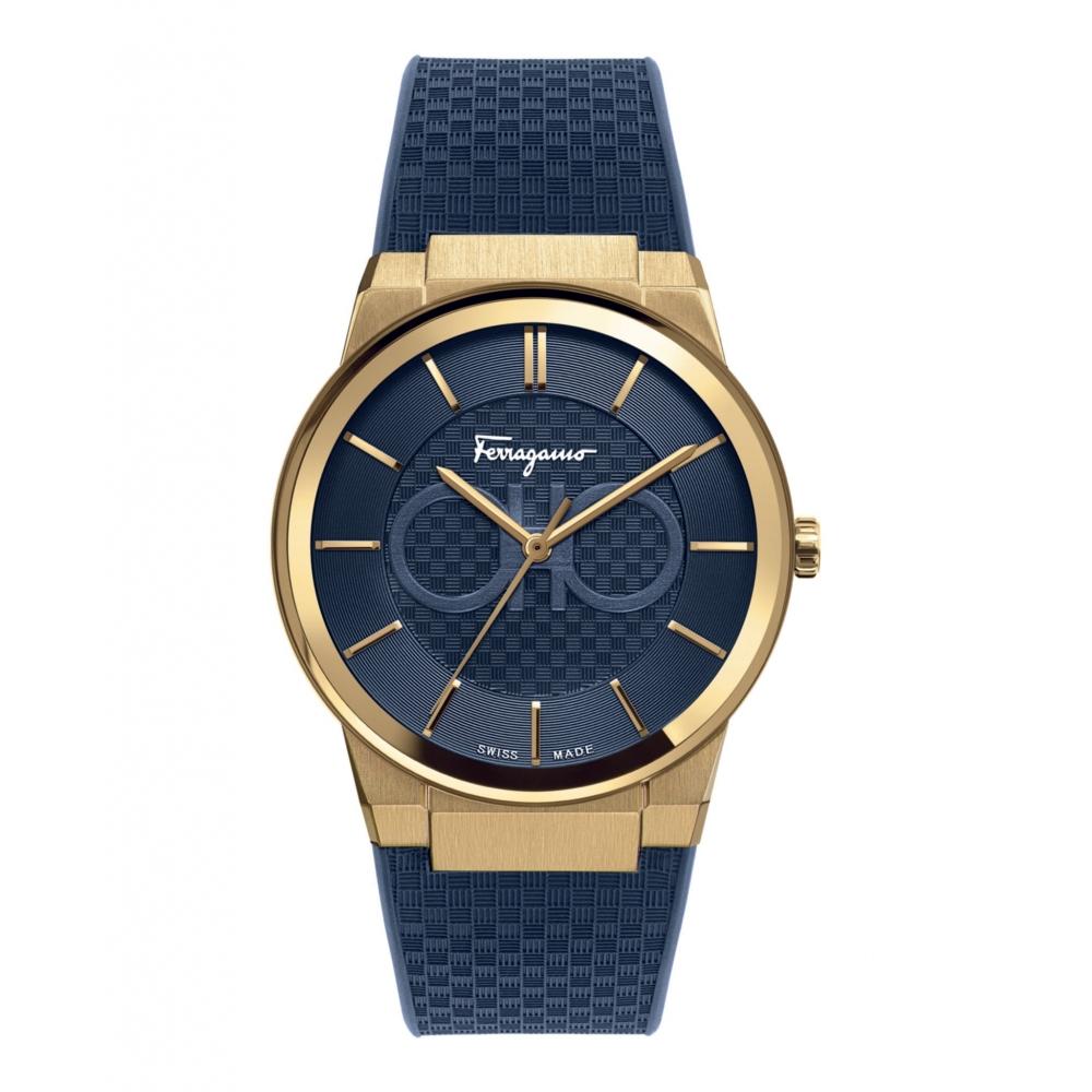 

Salvatore Ferragamo Sapphire Watch Blue Ip Yellow Gold Blue Sfhp00220