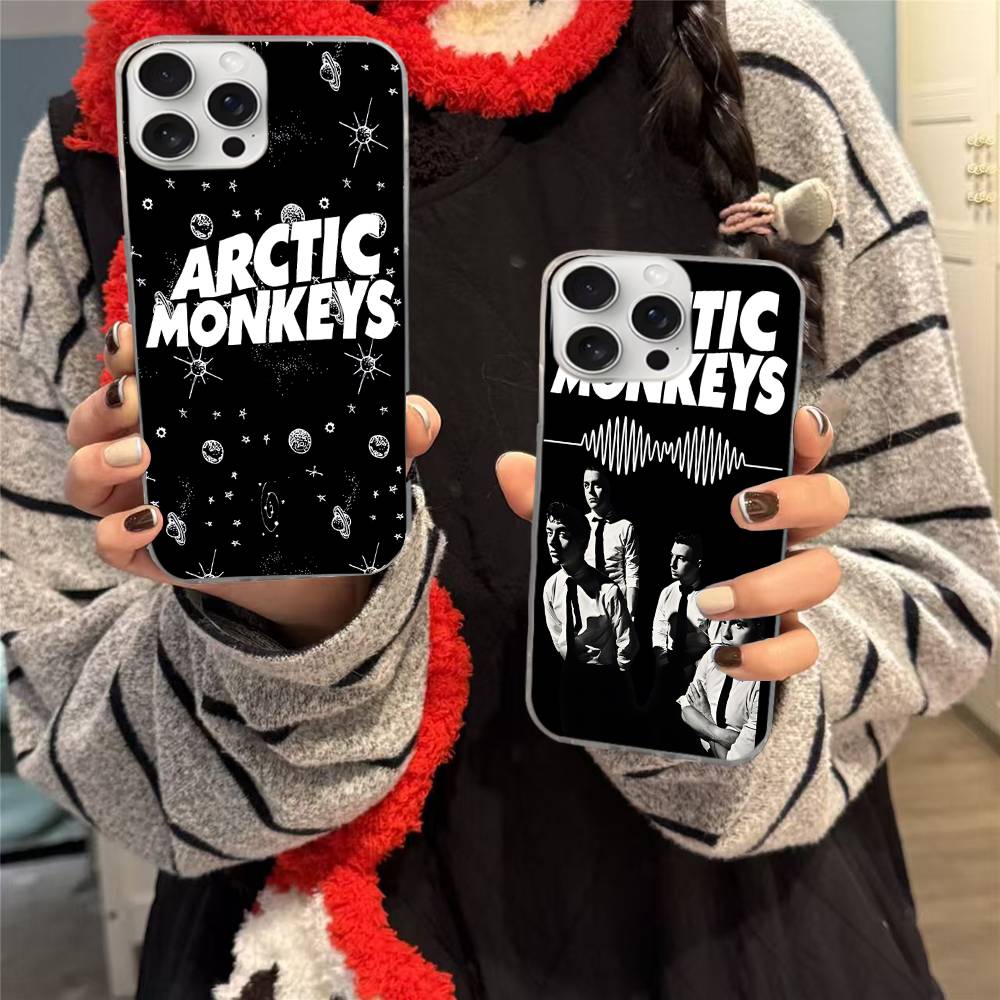 Phone Case A-Arctic Monkeys Band For iPhone 17 16e 16 15 14 13 12 11 Mini Air Pro Max X XR 7 8 Plus Transparent Soft Back Cover