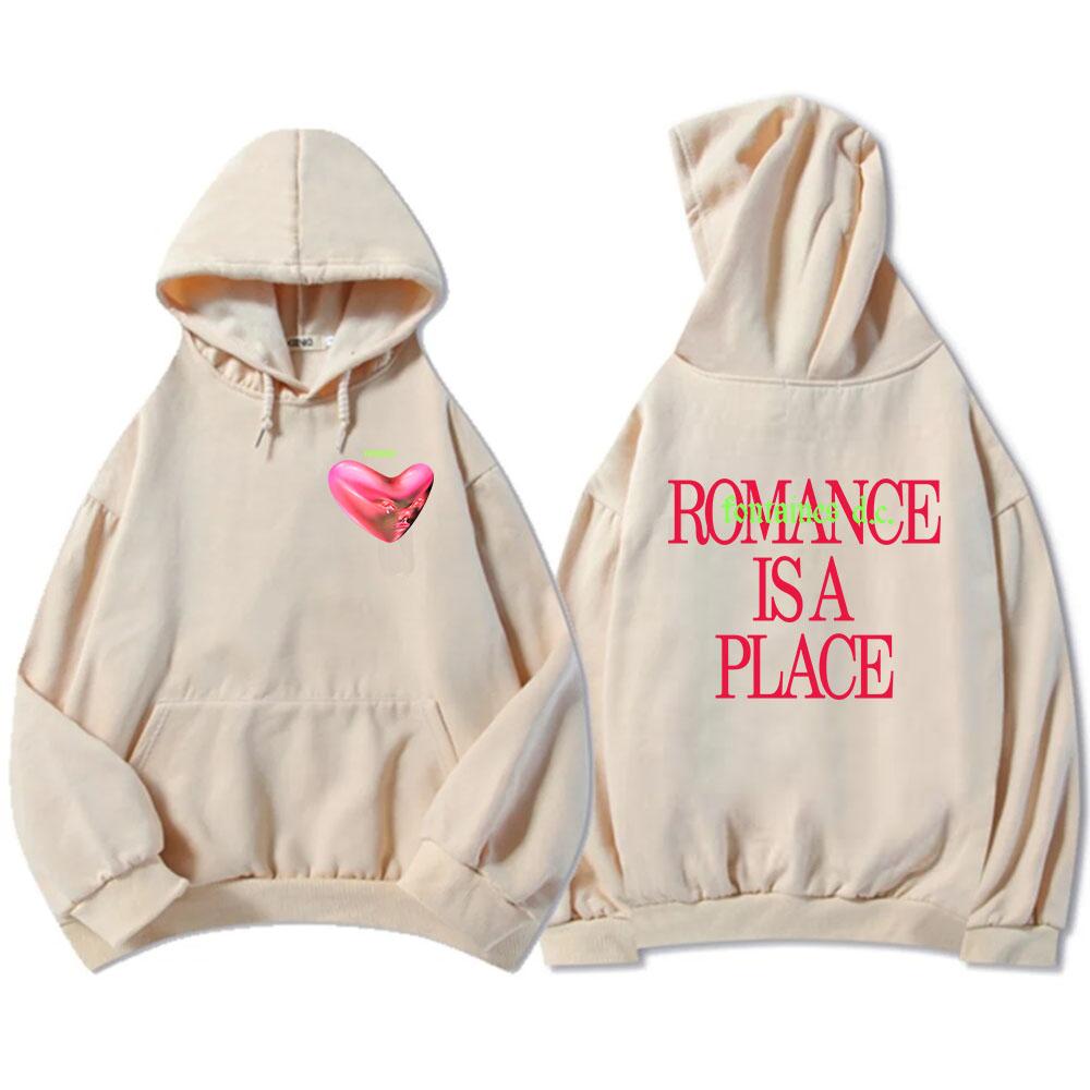 Romance Is A Place Hoodies Rock Band Fontaines Sweatshirts Winter Hooded Pullovers Streetwear Hip Hop Graphic Hoody