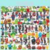Série Plants Vs Zombies Egito Velho Oeste Selvagem Privado Conjunto de Figuras de Ação de Brinquedo de PVC Novo Decoração de Páscoa Divertida Para Crianças