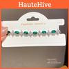 Geometric Zircon Oval Elegant Bracelet For Women With Cubic Brass Jewelry Gift