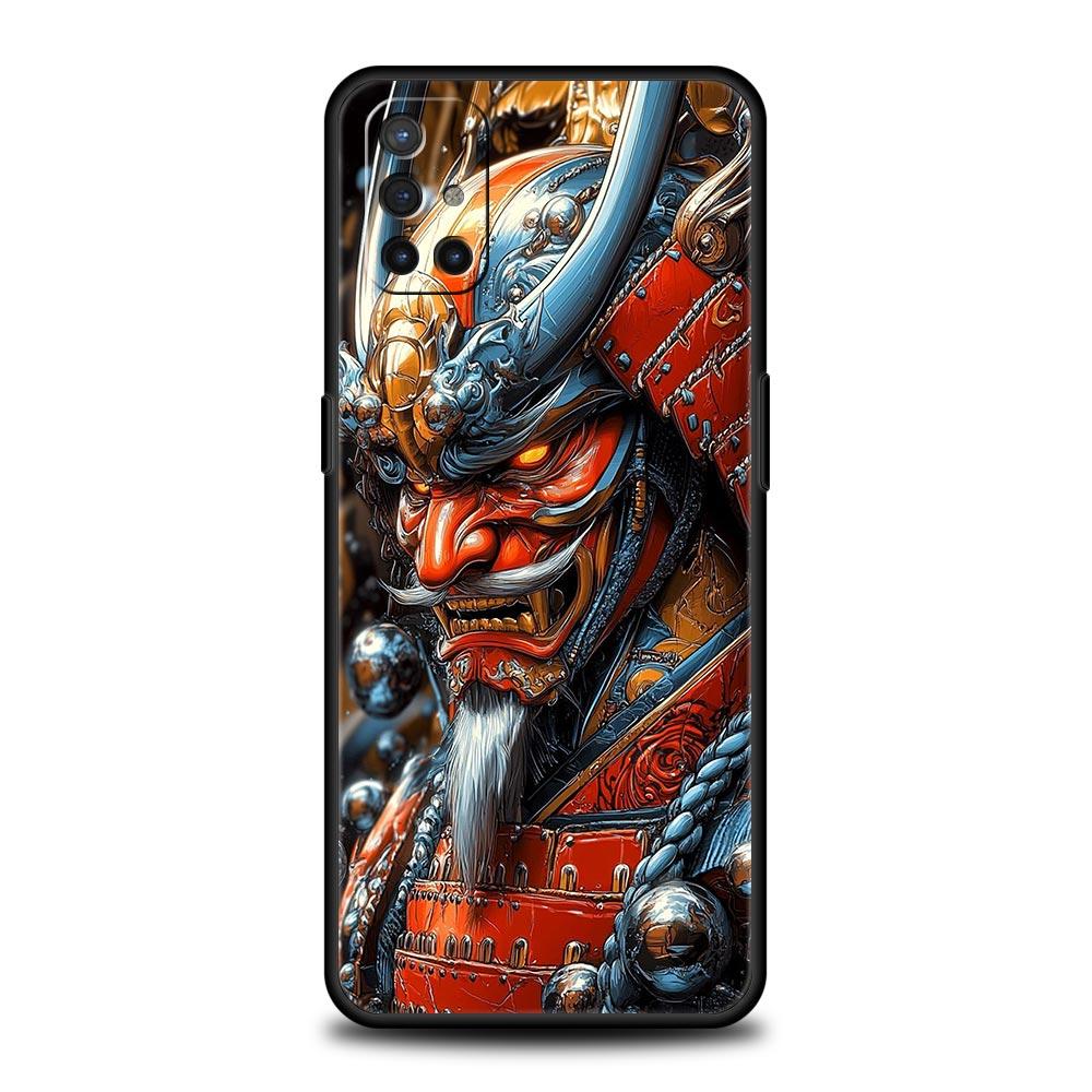 

Чехол для телефона для OnePlus 15 13 12 11 10 9 8 7T Pro 13T 13R 12R 10R 9RT 8T Nord 2T CE 2 3 5G Lite Cover Япония Лицо Призрака Самурай OnePlus 13R