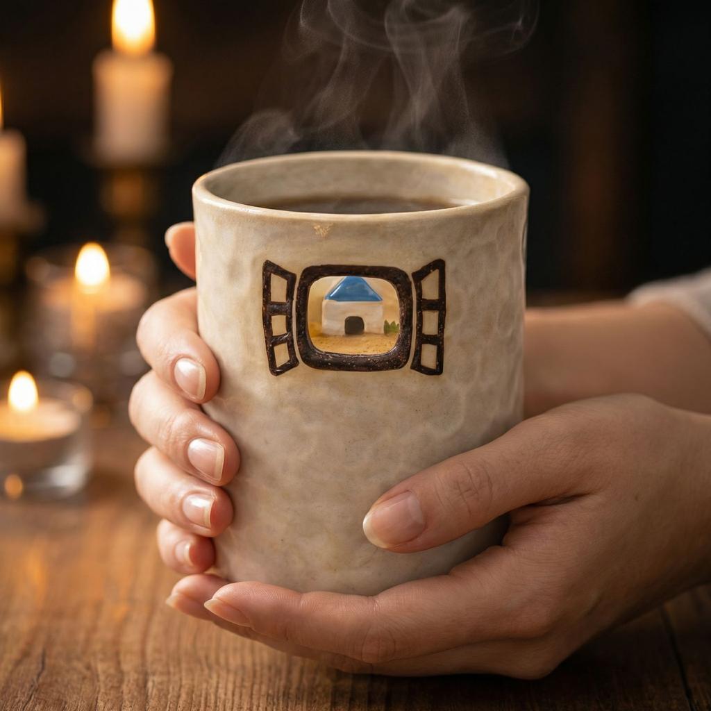 Window Mug A Hidden Miniature World Inside Every Cup