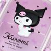Sanrio Kuromi Lunch Box with 073393 Relief, Microwave-safe (Remove Lid)