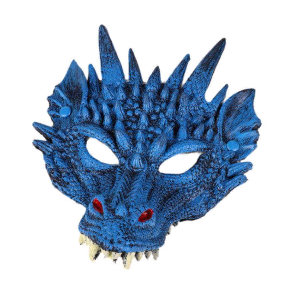 Maschera di Drago Maschera Cosplay Maschera di Animale Spaventosa per Spettacolo Teatrale Gadget per Feste