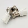 (1) 1/2" BSP Male Female Heating Radiator Angle Type Temperature-sensing Valve for Heating Radiator Regulate Flow
