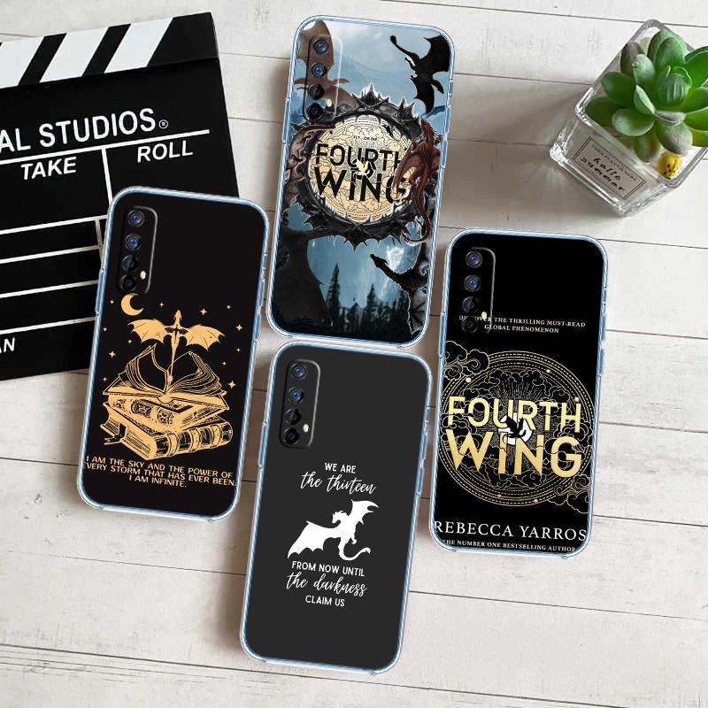 Fourth Wing Transparent Phone Case for Motorola Moto G7 G8 G9 G84 G85 G73 G24 G15 Z2 Play Power Plus