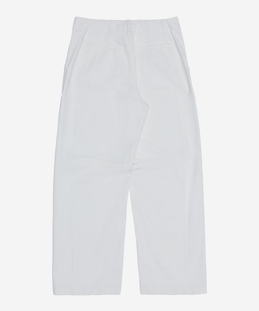 Pildeoseu Semi-Wide Curved Fatigue Pants White