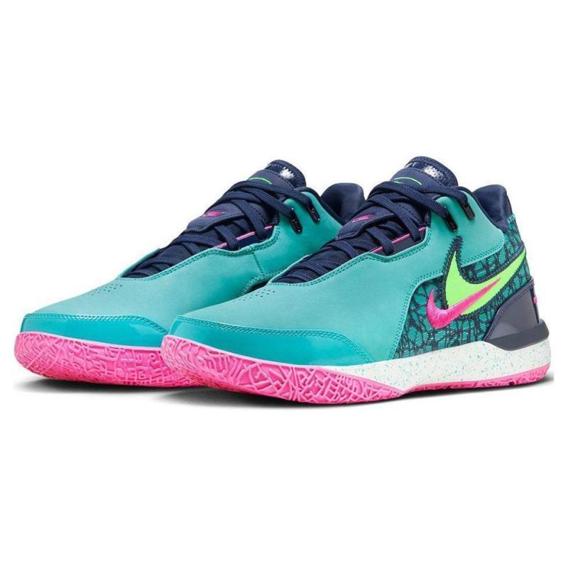 Nike Zoom LeBron Nxxt Gen Ampd Ep South Beach Solid Outsole Sneakers Casual FJ1567-300