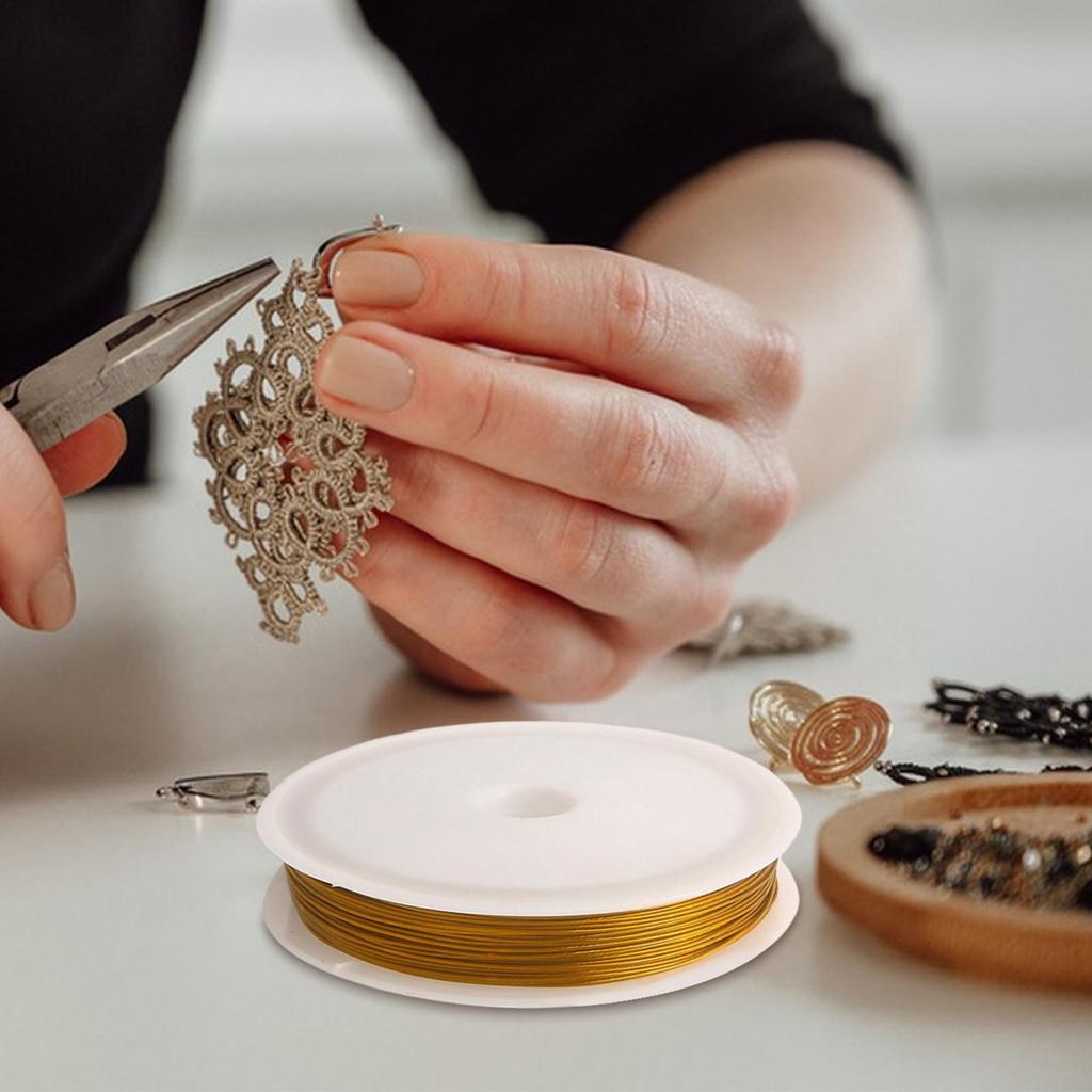 Flexible Beading Wire Stainless Steel Thin Beading Wire  Thread Stringing Cord For Women Bracelet Men Beginner Handicraft