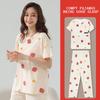 Summer imitation cotton Korean fresh floral pajamas women can wear pastoral casual women's short-sleeved loungewear suit