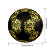 WU TANG Indoor Soccer Ball Colorful Machine Stitched PVC Size 5 Team Training Competition Ready Durable High-Bounce Cool Sports Gift
