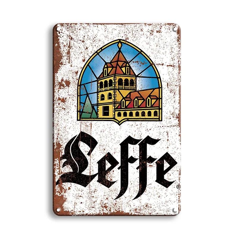 Retro Belgium Beer Brand Poster Vintage Sign Metal Sign Decorative Plaque for Room Bar Pub Man Cave Club Wall Decoration