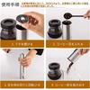 Sakura Direct Mail 5th Generation Manual Coffee Grinder [Japanese Food Standards Certified] Mini Stainless Steel Coffee Grinder, Rust-Resistant Cerami