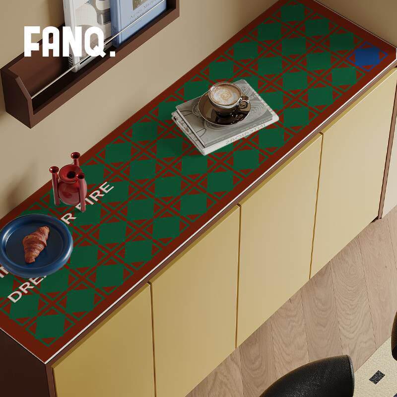 

Vintage Leather Dustproof TV Cabinet Mat 30x90 cm
