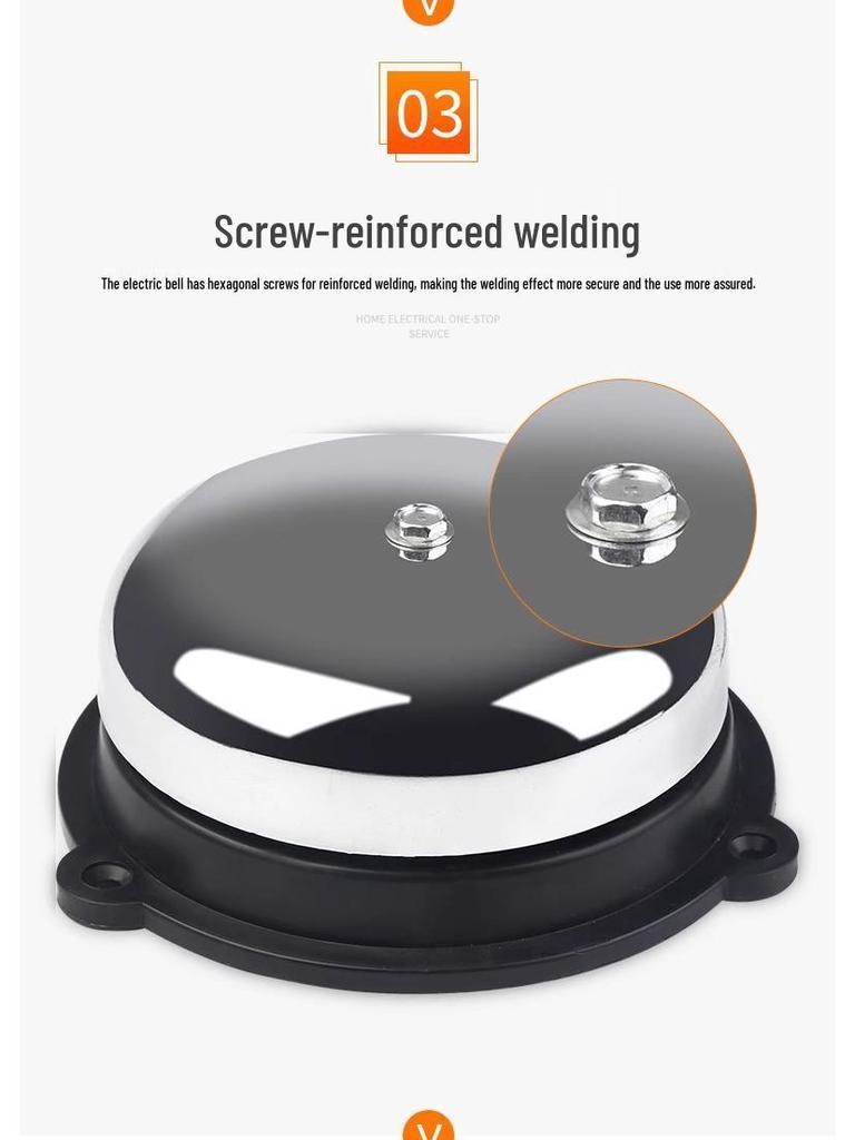 Sparkless Indoor/Outdoor Remote-Controlled Timed Electric Bell