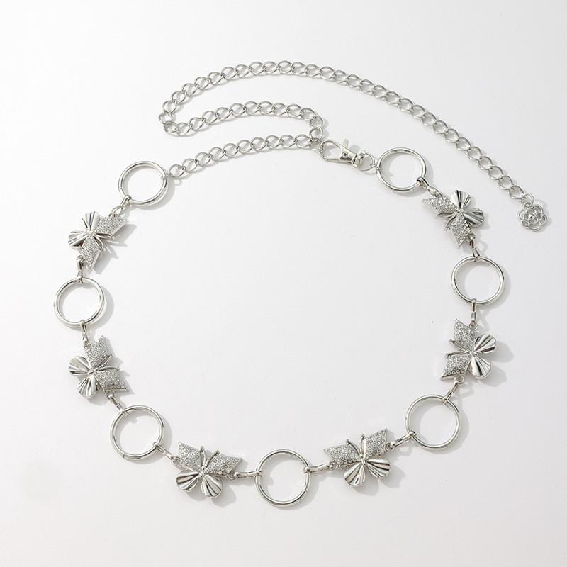 Water Butterfly Diamond Waist Chain For Women With Chic Style And Adjustable Fit