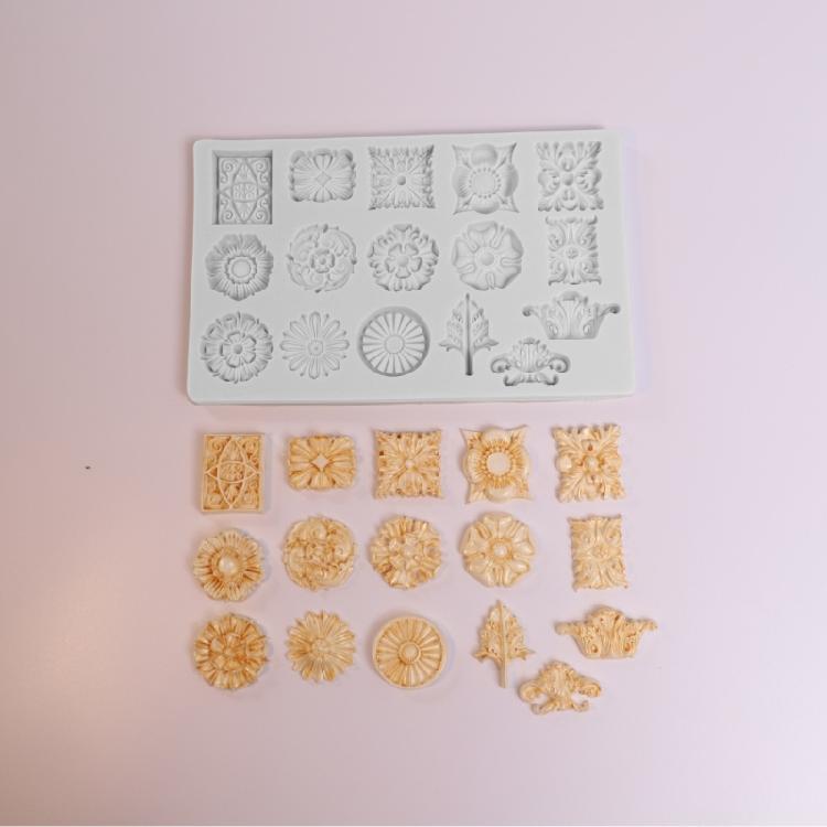 Stone Silicone Fondant Chocolate Mold Cake Decorating Tool Baking Accessories