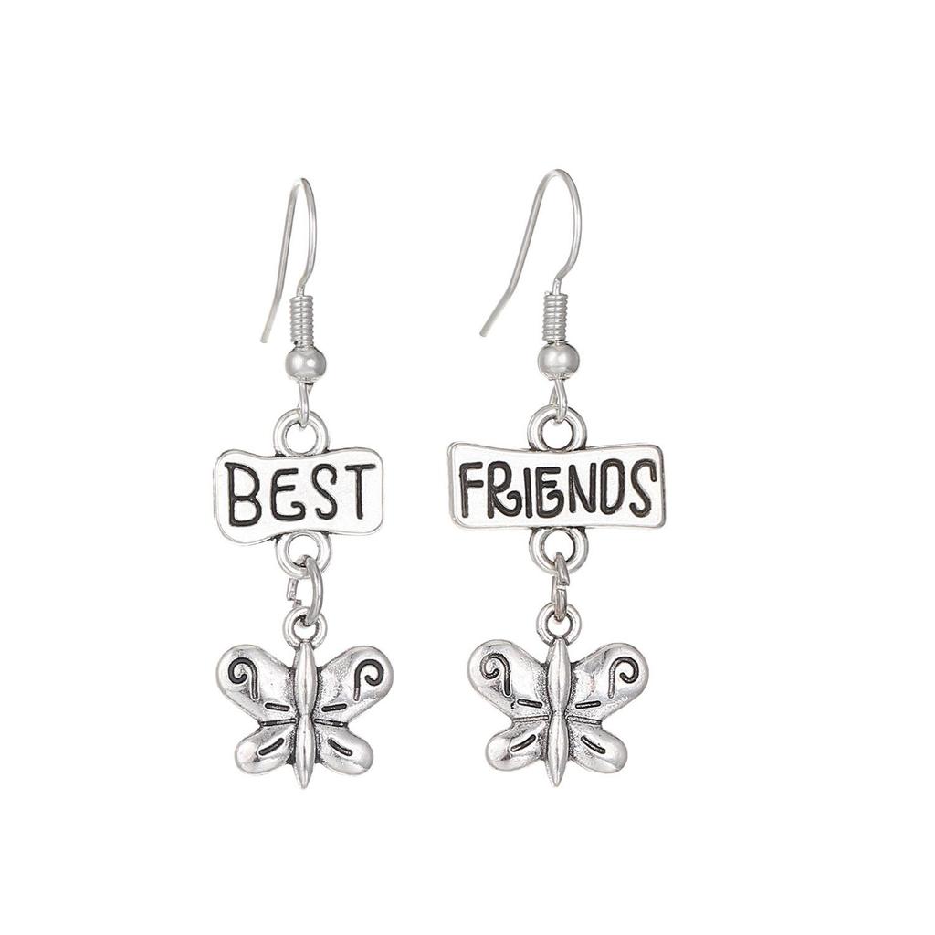 Chic Reflective Sequin Heart Dangle Earrings - Childlike Nightclub Fashion with Ear Hooks