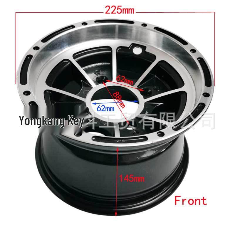 19x7.00-8 ATV Karting Beach Car Aluminum Alloy Wheel Rim & 18x9.5-8 Hub