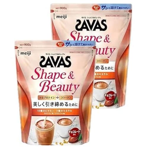 

Set of 2: SAVAS Shape & Beauty Chocolate Flavor, 900g (Meiji)