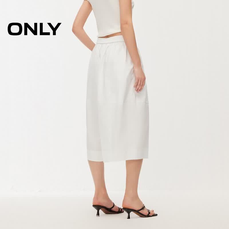Only 2026 Spring Women's Elastic Waist Wide-Leg Cropped Pants