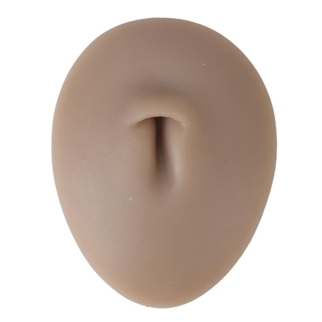 3D Silicone Belly Button Model for Piercing Practice Reusable Soft Elastic Human Navel Model Display