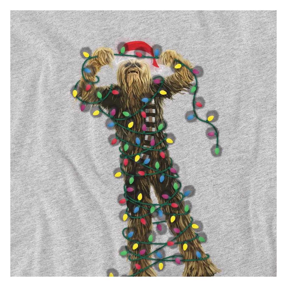 Star Wars Childrens/Kids Chewbacca Tangled Lights Christmas Sweatshirt