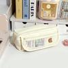 Yousheng Large Pencil Case, Wide Opening Pencil Pouch with Zipper, Multi-layer Aesthetic Pen Bag for Teens Girls Women, Portable Pen Holder for Office