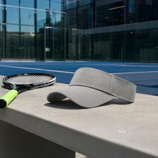 Summer Sun Hat, Visor Hat for Men And Women, Open Top Extended Curved Brim UV Protection Hat, Adjustable Elastic Band Hat for Sports Tennis Golf