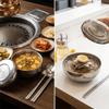 Rustless Steel Rice Bowl with Cover Soup Bowl Leakproof Sealed Cover Food Container  Home