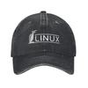 Linux Operating System Tux Penguin Casual Baseball Cap Summer  Trucker Hat Sun Visor Hiking Cap Female Male Vintage Baseball Cap