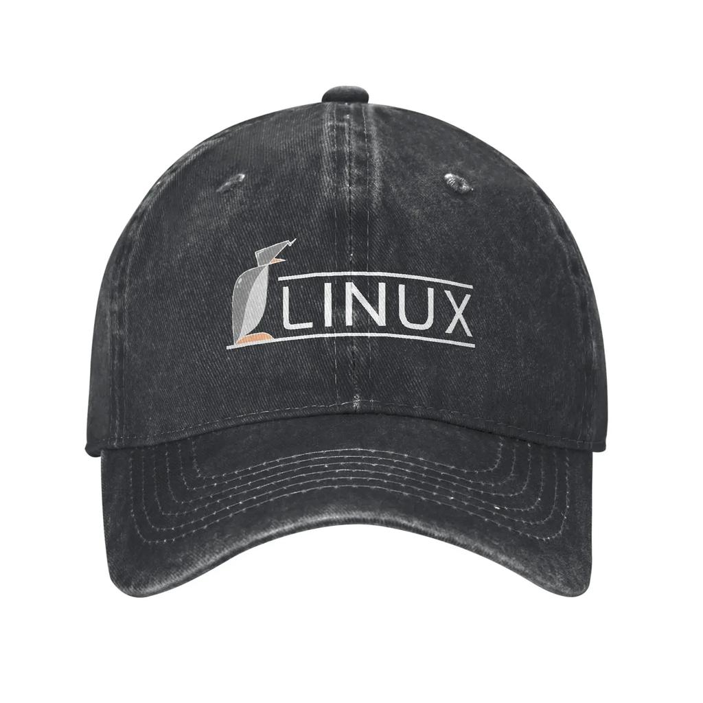 Linux Operating System Tux Penguin Casual Baseball Cap Summer Trucker Hat Sun Visor Hiking Cap Female Male Vintage Baseball Cap