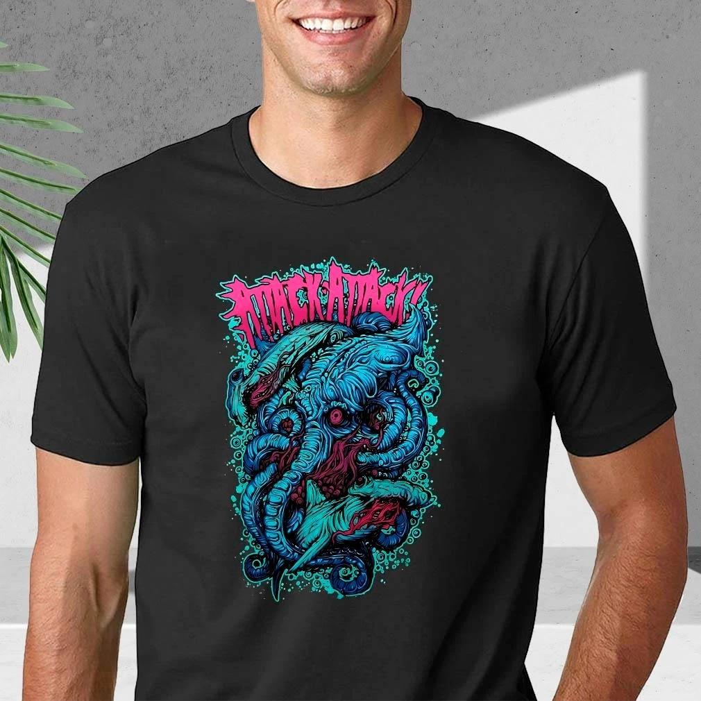 ATTACK ATTACK band unisex Black Shirt S-3XL Q3481 M