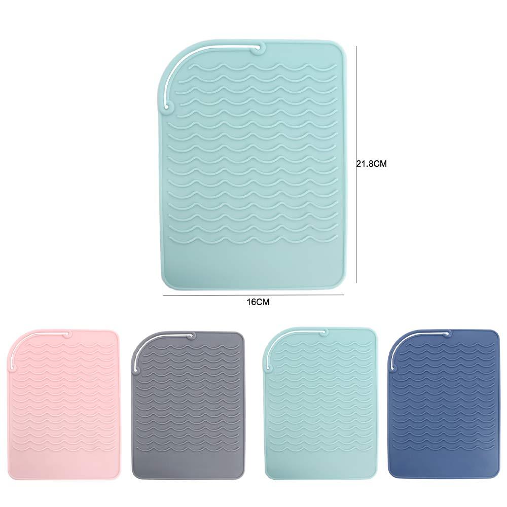 Storage Insulation Curling Mat Hair Curling Pads Hair Straightener Mat Silicone Heat Resistant Mat