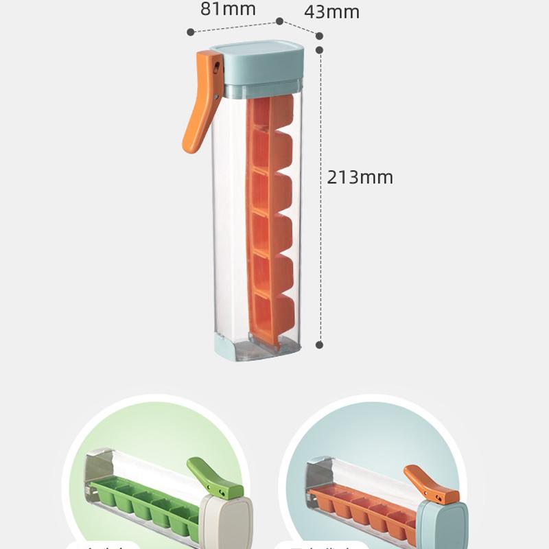 Creative One-hand Pressing ice Cube Mold DIY ice Cube Maker 3D ice Cube Tray Mould for Whiskey Cocktail Kitchen Bar Tool Access